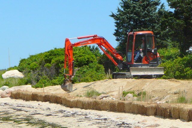 Orange Excavator — Pocasset, MA — Valeri Construction