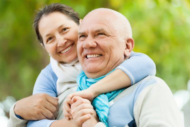 elderly couple