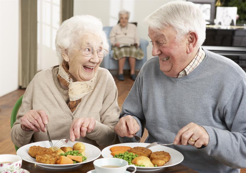 2 elderly couple