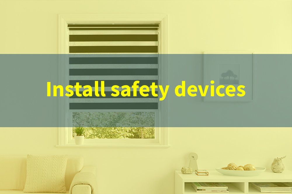 reminder to keep the shutter blinds in Gold Coast safe