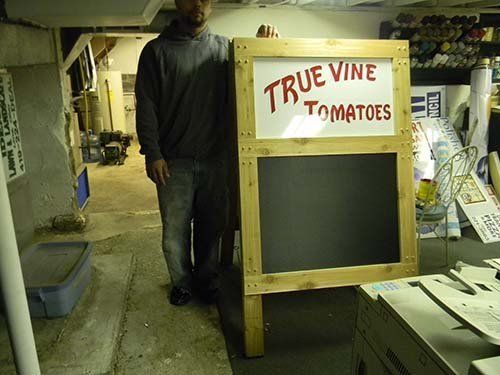Hand Paint Top Chalk Board - Banners in Lima, OH