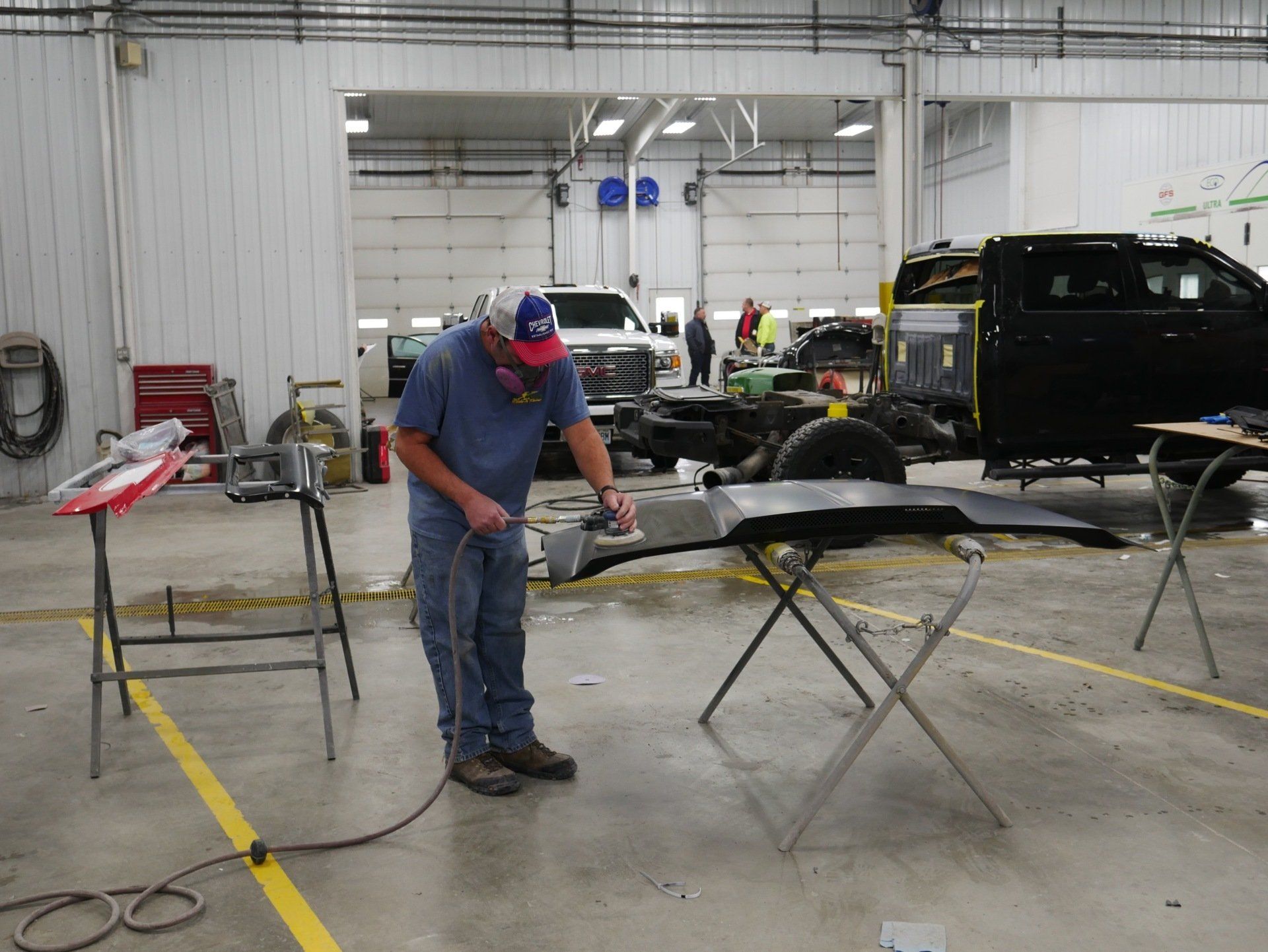 buffing truck panel