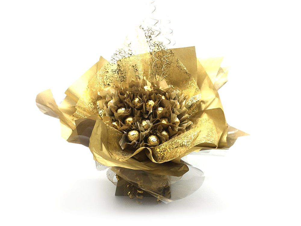 chocolate flower arrangement