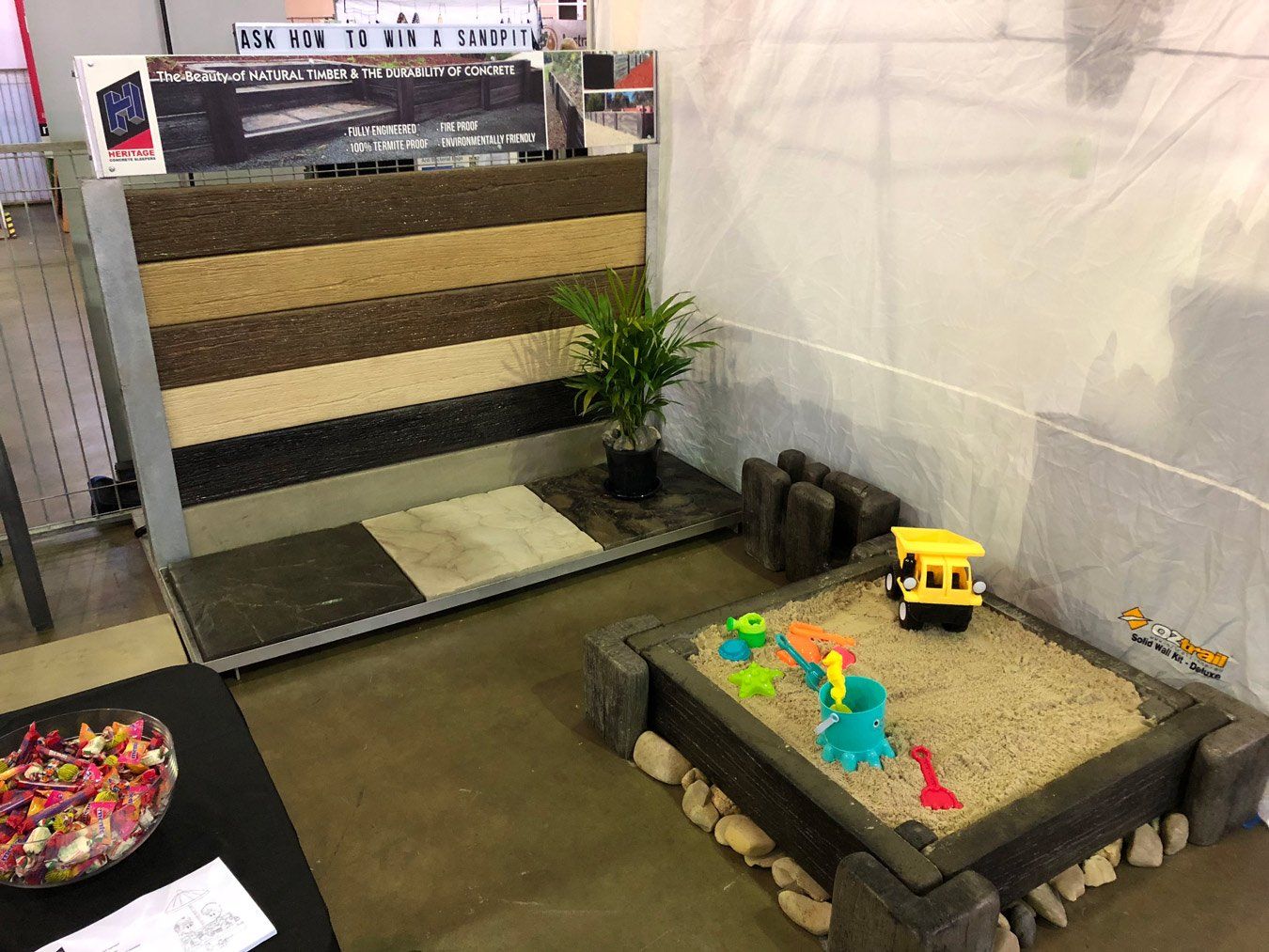 Sleeper Display Stand