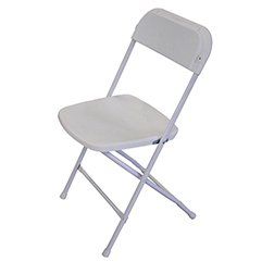 White Folding Chair Rentals