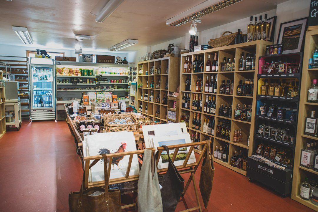 Plenty of Cornish produce in the shop