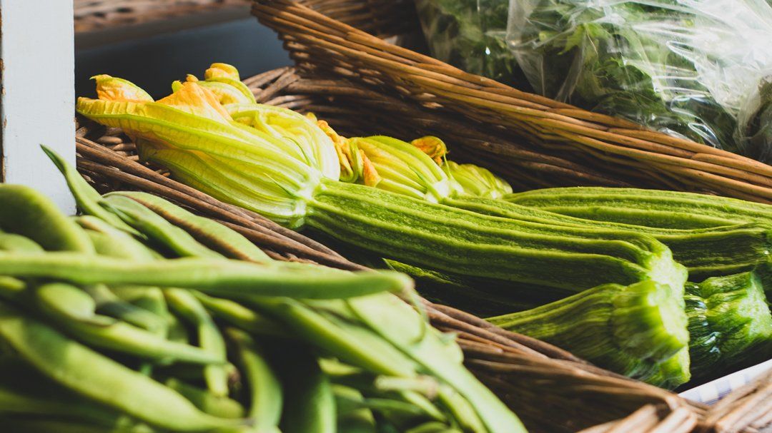 Cornish grown courgettes