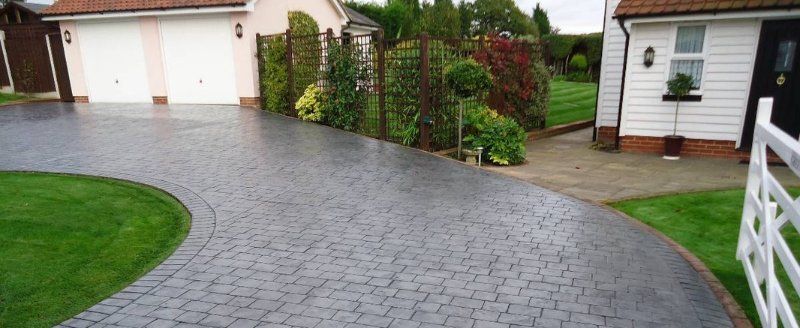 Imprint concreting