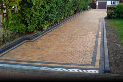 A clean driveway