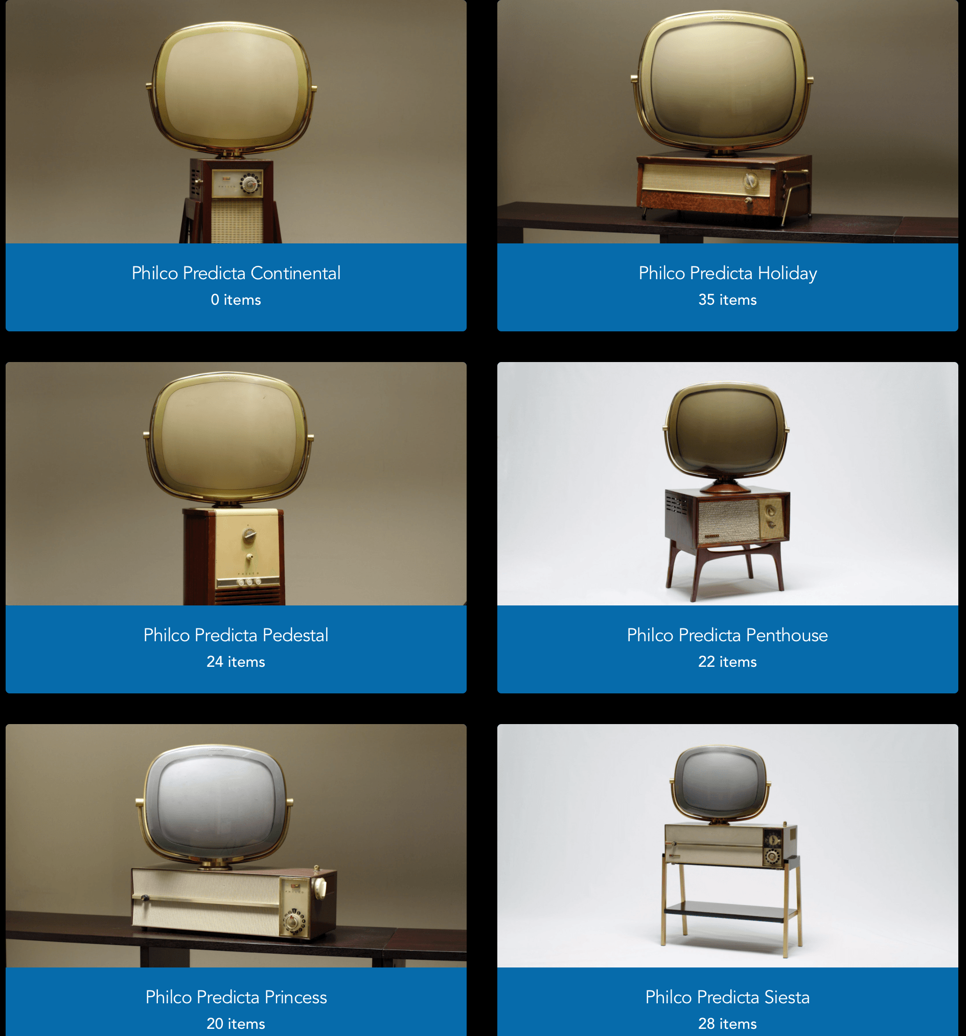 Philco Predicta video stock footage collection