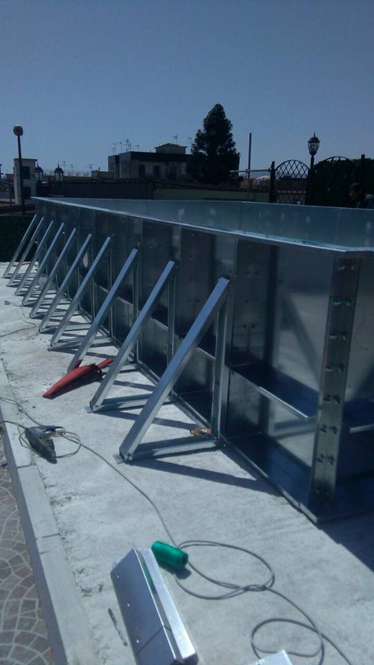 Dettaglio pareti piscina