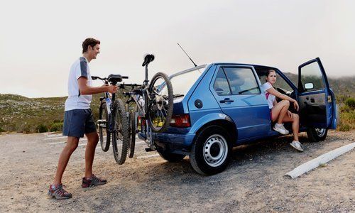 Towbar mounting bike racks