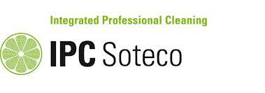 Logo IPC Soteco con icona di una fetta di agrumi verde e testo 