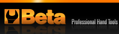 Logo arancione Beta con icona di chiave inglese e la scritta 