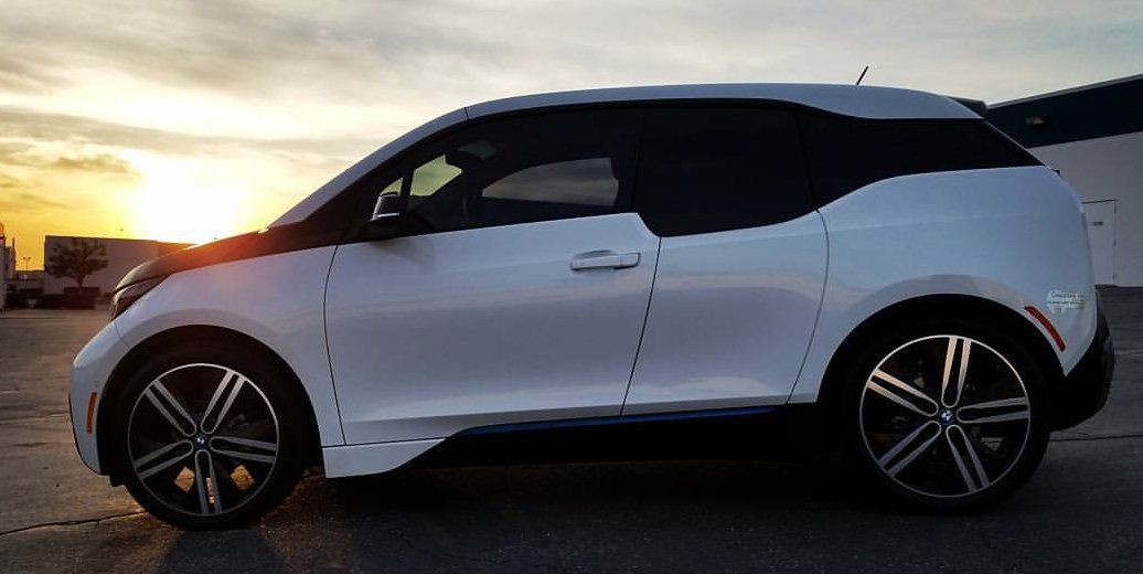 White Modern Car — Upland, CA — So Cal Tint White Modern Car — Upland, CA — So Cal Tint