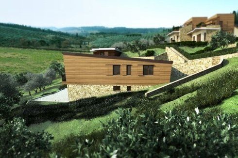 villa con giardino