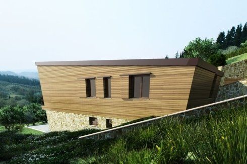 villa indipendente a due piani