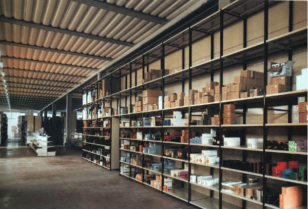 scaffalatura ad incastro