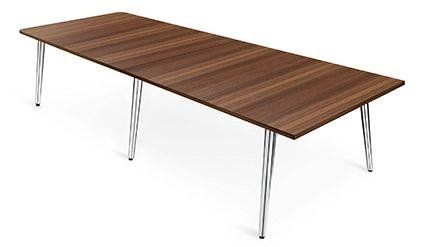 scrivania rettangolare in legno