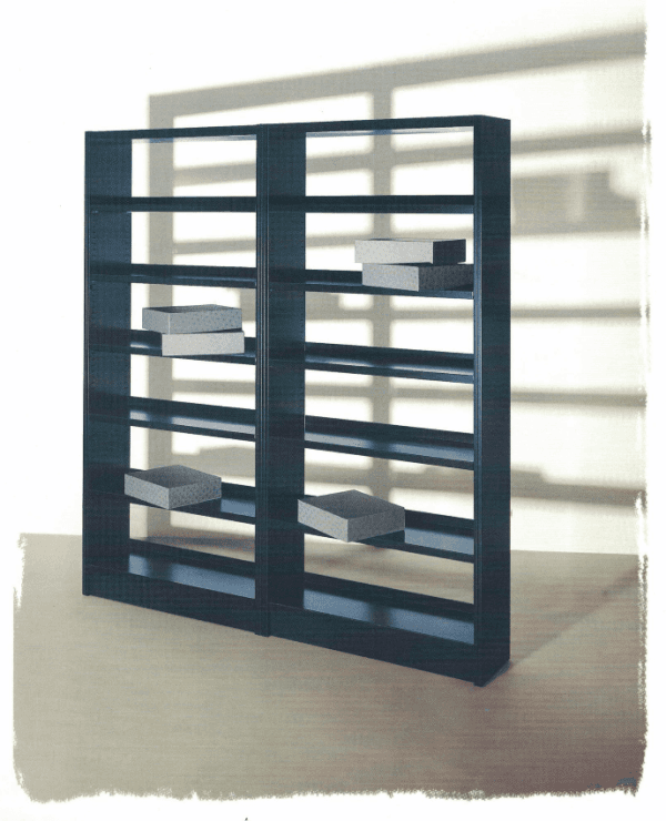 Scaffali per librerie ad incastro