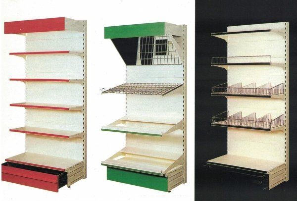 Scaffali per negozi