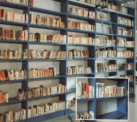 Scaffali per librerie ad incastro