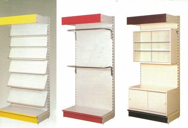 Scaffali per negozi