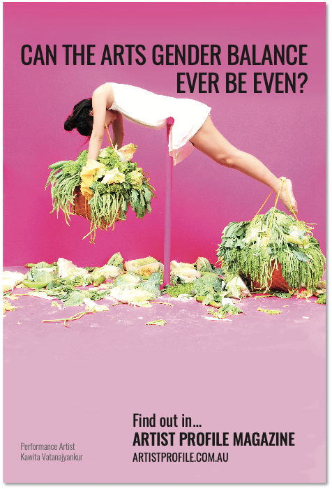 A poster that says can the arts gender balance ever be even