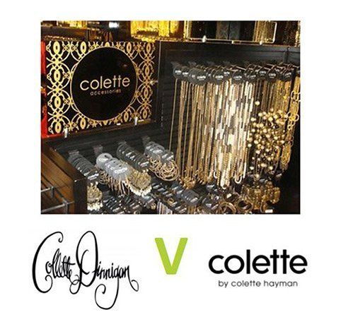 V colette by colette hayman is displayed on a white background