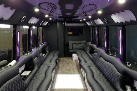 Rent a Party bus with bathroom on board Party bus with Bathroom Schaumburg