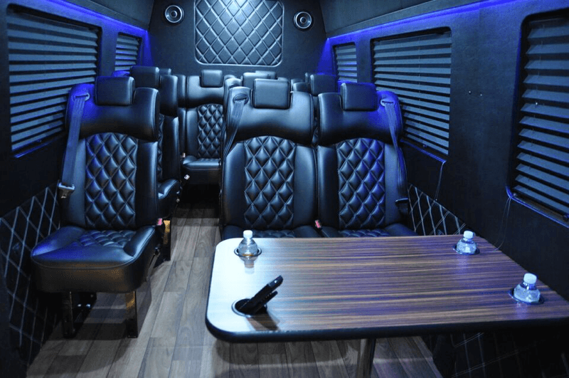sprinter limo bus chicago