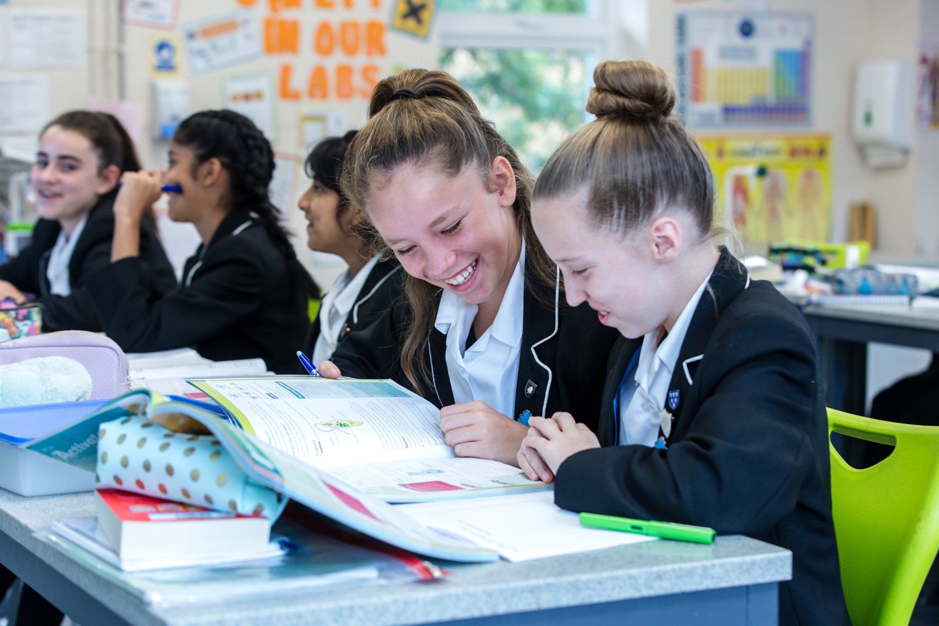 School prospectus photography Reading science lesson