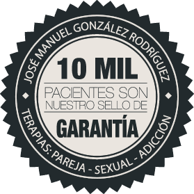 A circular badge with a dark border states 