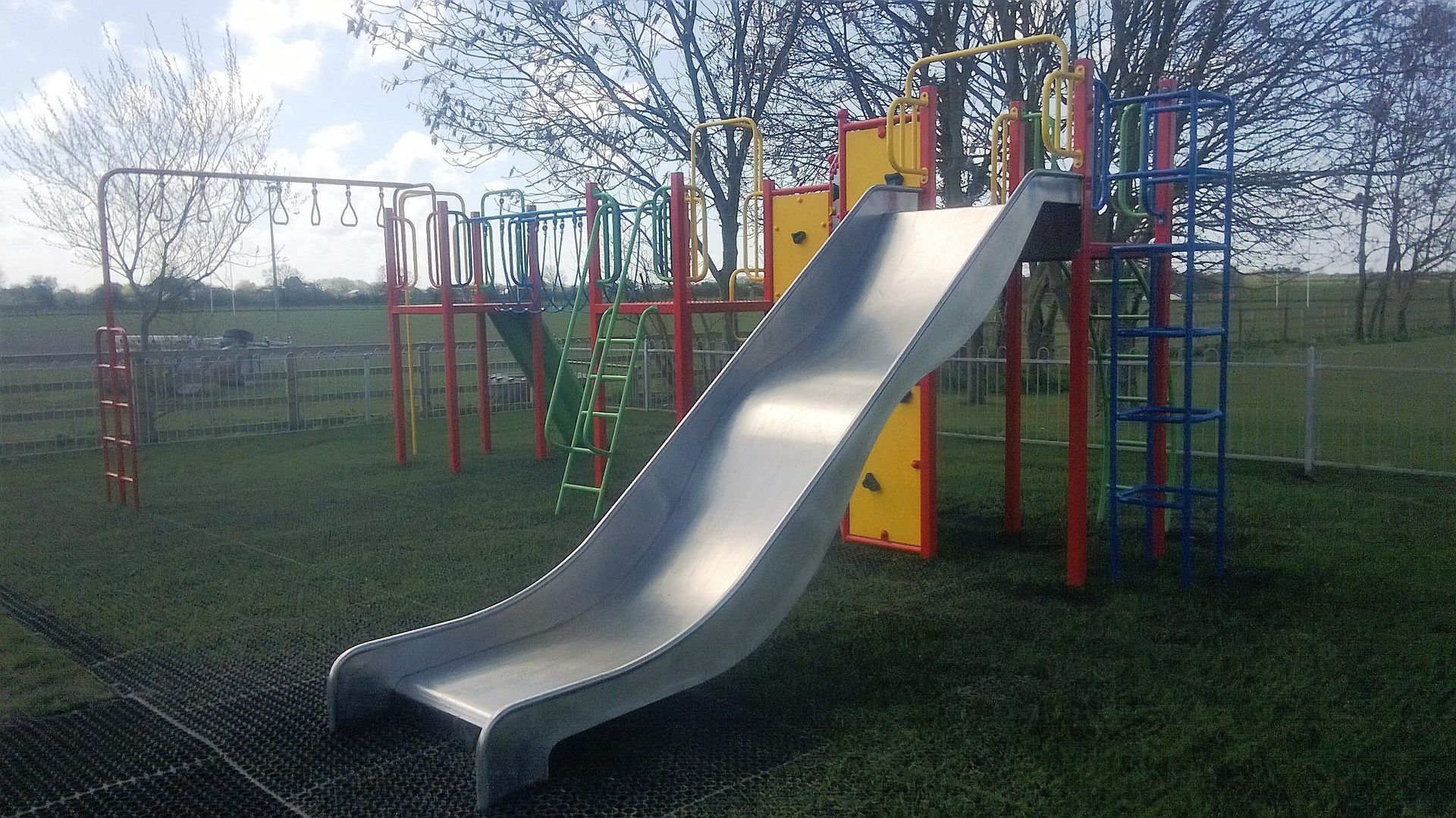 Metal Playground Slide