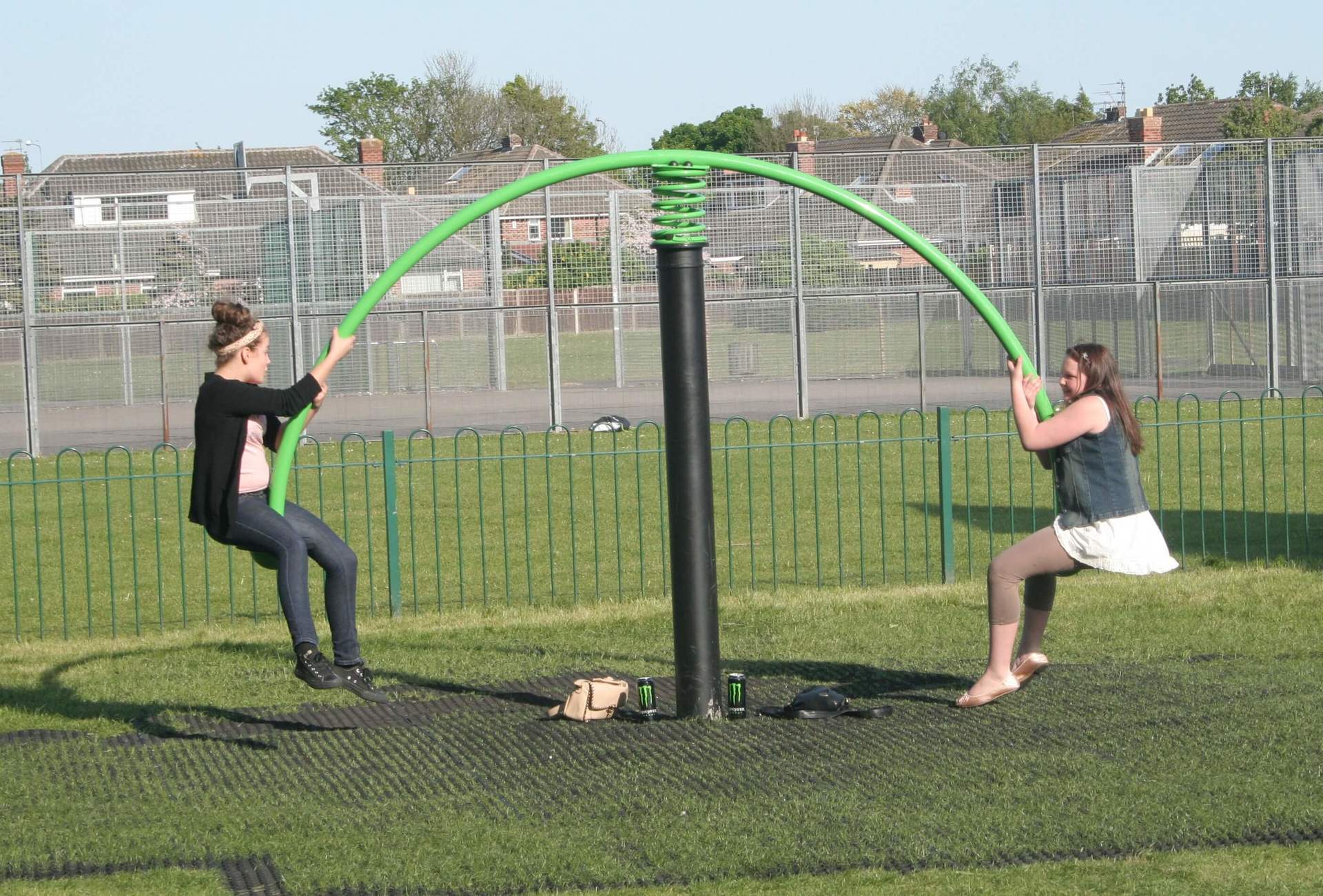 Green Playground Seesaw