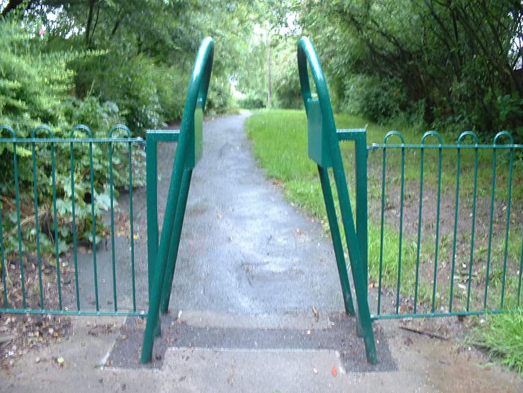 Playground Anti Motorcycling Barrier