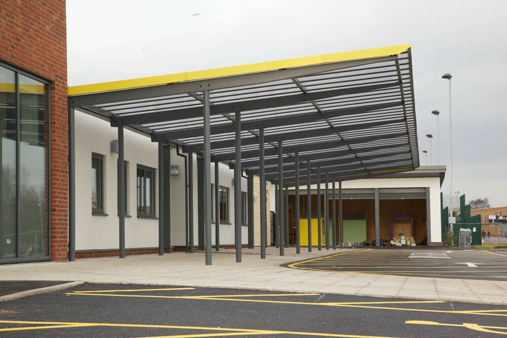 Free Standing Cantilever Canopy