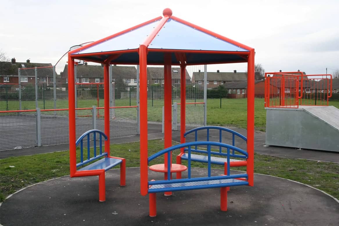 Youth Shelter with Benches