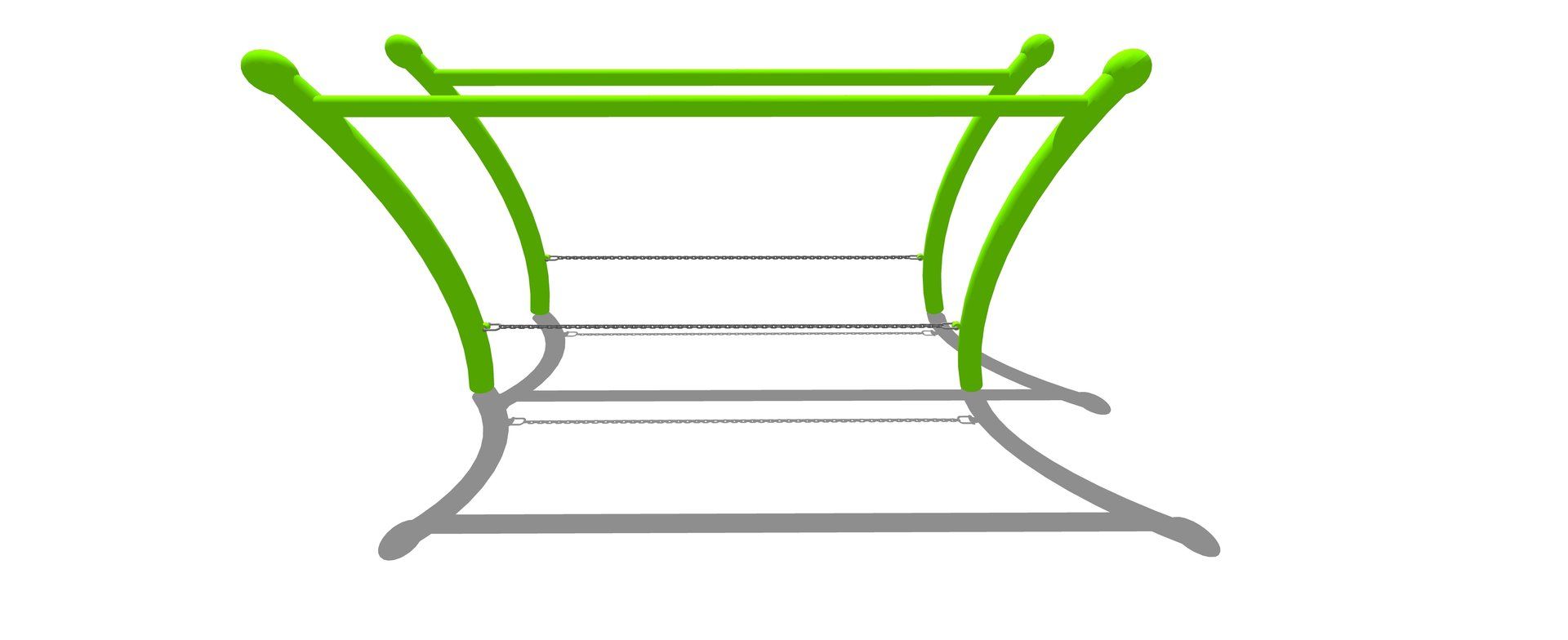 Playground Fun Trail Parallel Bars and Chains