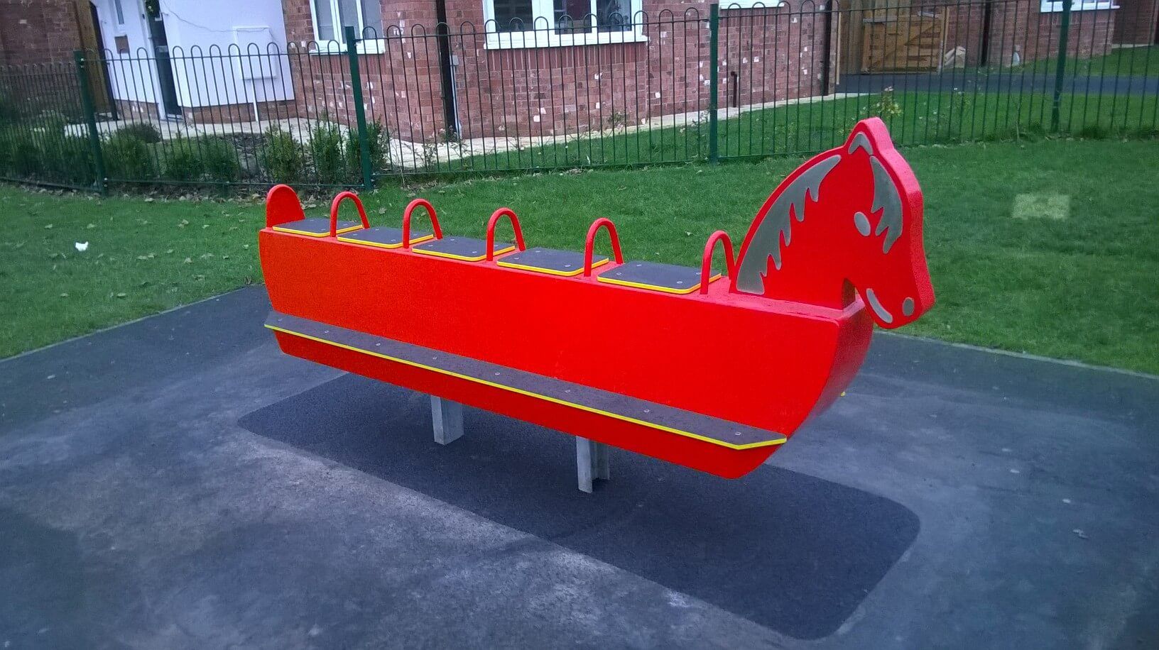 Red Rocking Horse Side Profile