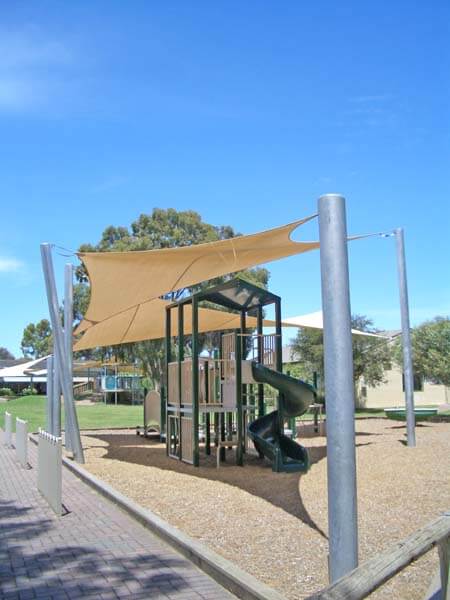 Sail Shades Over Play Equipment