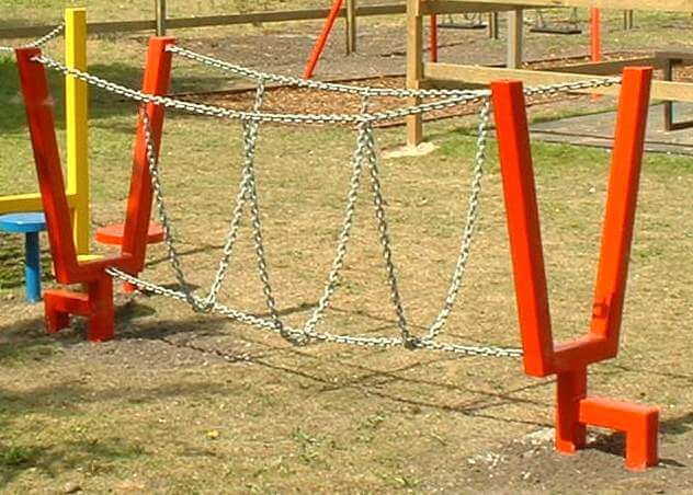 Playground Fun Trail River Crossing