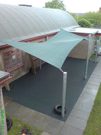 Rectangular Green Sail Shade