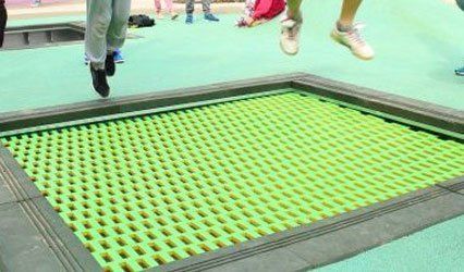 trampolines