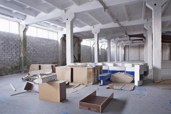under working building for business