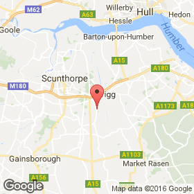 Hibaldstow, Brigg, Grimsby, Cleethorpes, Louth, Lincoln, Gainsborough, Goole, Scunthorpe
