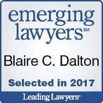 The logo for emerging lawyers is a badge for leading lawyers.