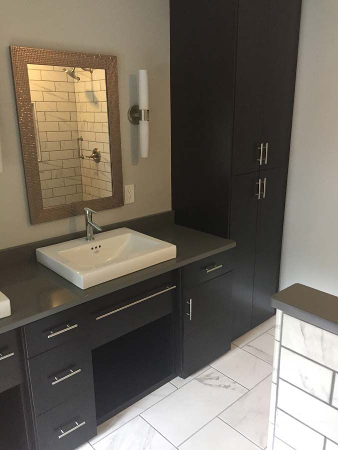 Home Renovations — Classic Bathroom with Mirror in Amsterdam, NY