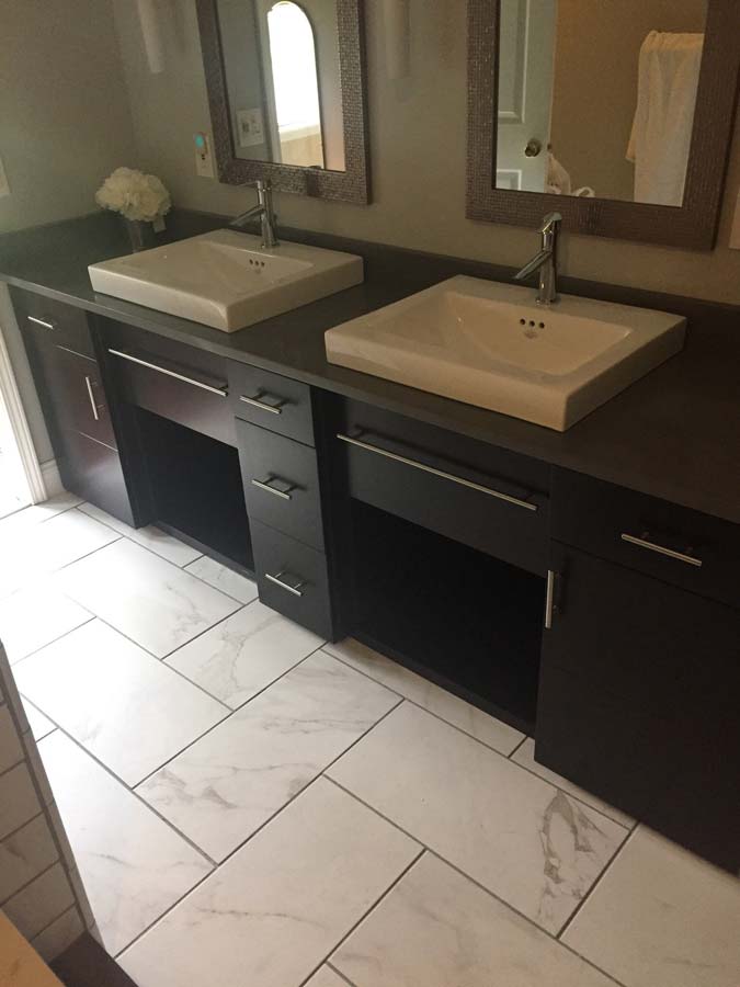 Home Remodeling — Bathroom with Mirrors in Amsterdam, NY