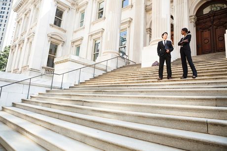 Lawyers on Stairs — Hampton, VA — Kevin Owens Bail Bonds